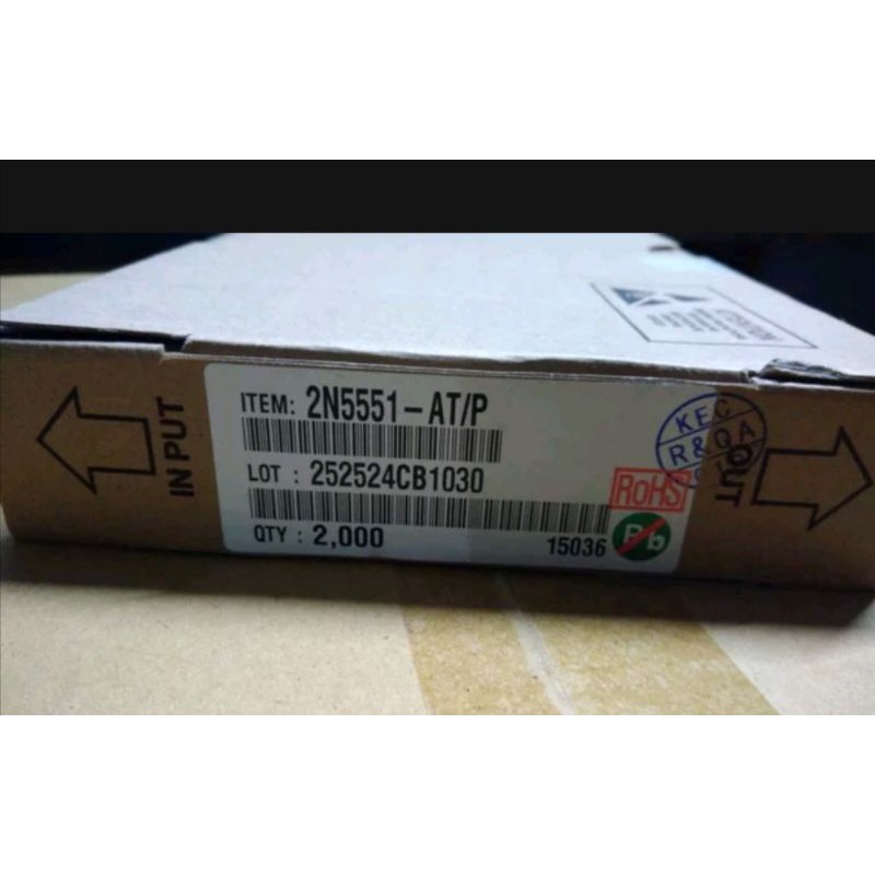 TR 2N 5551 atau 2N 5401 ORIGINAL... KEC...