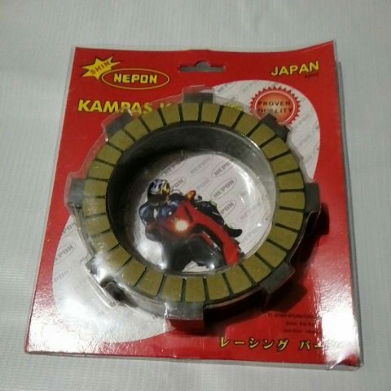 Plat kampas kopling racing Nepon Suzuki FR 80 F1ZR Crypton Jupiter Z