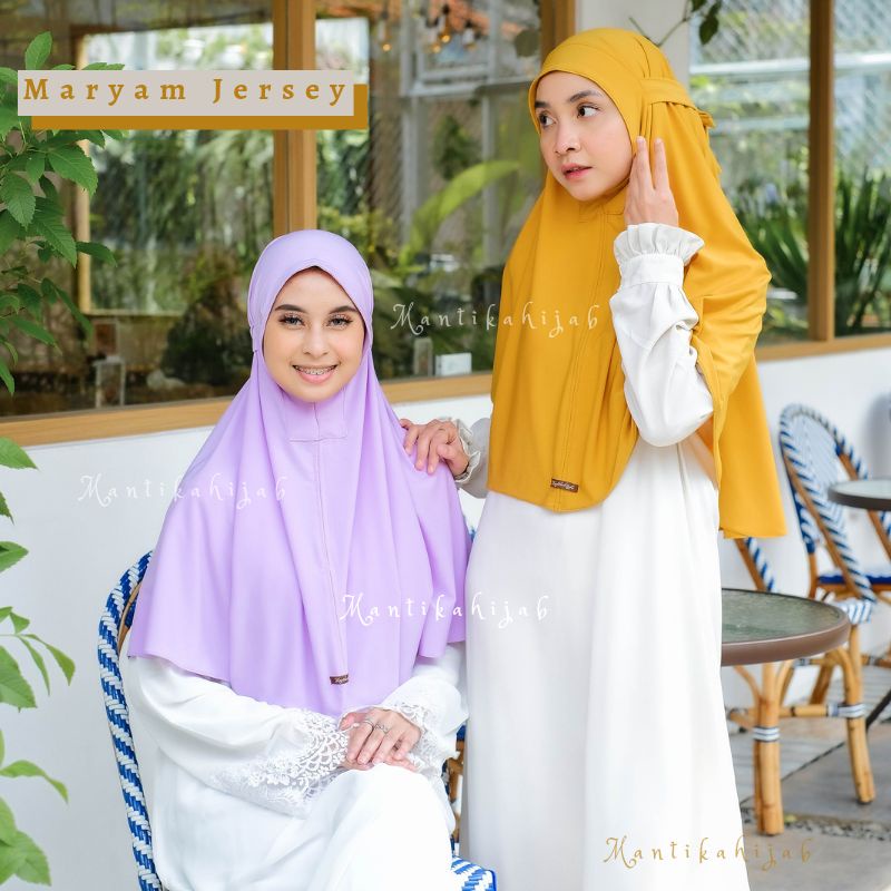 MARYAM JERSEY BERGO TALI HIJAB INSTAN ORIGINAL JERSEY SUPER NON PER-8