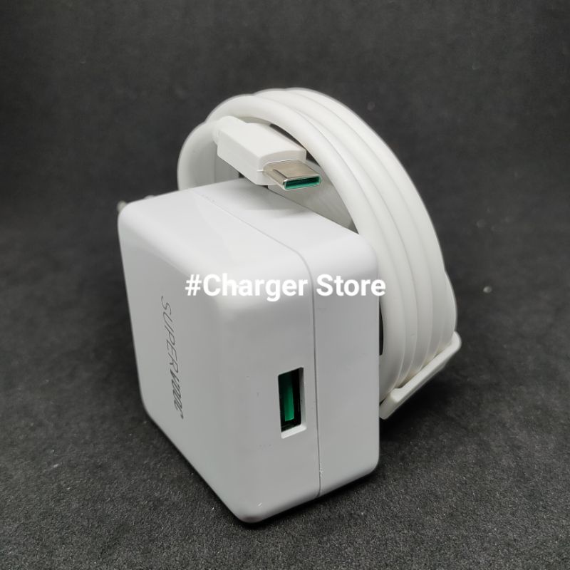 Charger Oppo ORIGINAL 4A Type C Fast Charging Super VOOC A5 2020 A9 2020 R17 A91 A53 Reno 2F