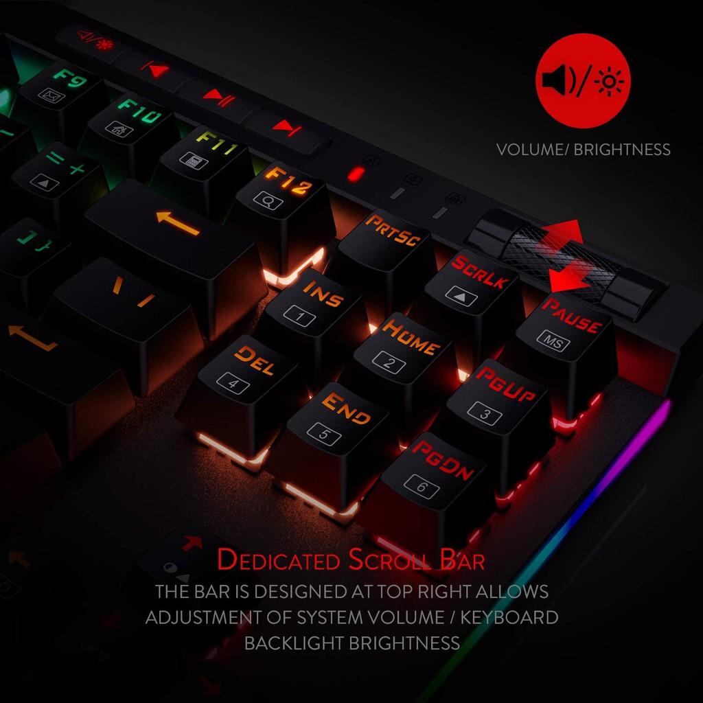 Redragon Mechanical Gaming Keyboard RGB MAGICWAND - K587RGB-5