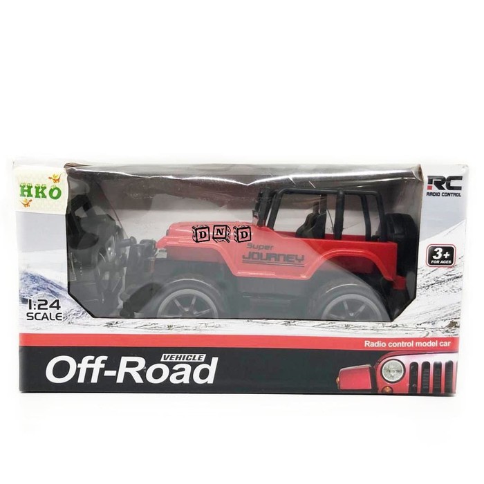 MAINAN ANAK - REMOTE CONTROL OFF ROAD VEHICLE JEEP MERAH KUNING 138-38 BY AGEN MAINAN - AM 1150