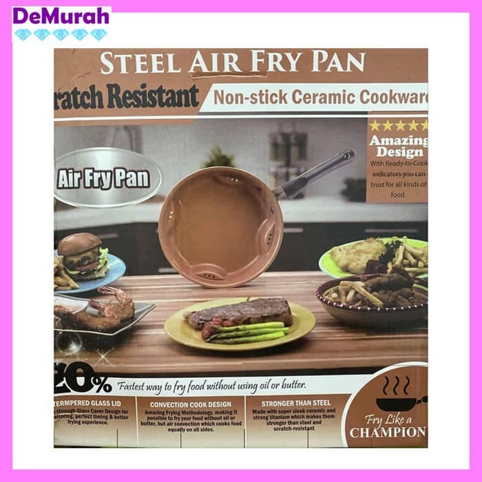 Fincook Panci Stainless Steel Dutch Oven Do2006Ssss / Panci 20Cm DD668 Air Fry Pan Menggoreng Tanp