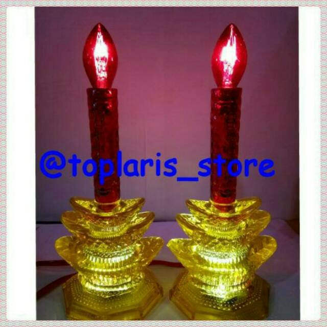 Lampu Puja Sembahyang Led Nanas Naga Yen Pao Motif Kecil 01