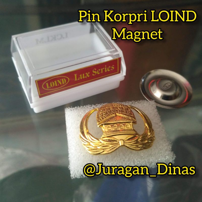 Pin Korpri Peniti Magnet Bangkok Standar ASN