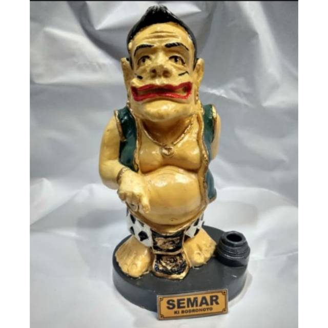 PAJANGAN MINIATUR WAYANG SEMAR 22×9×9 CM BAHAN FIBERGLASS - DEKORASI