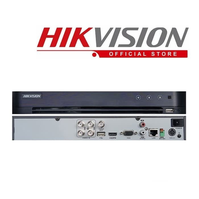 DVR HIKVISION 4 Channel / 4CH DS-7204HQHI-K1/E 1080p 2MP Bonus Hadiah