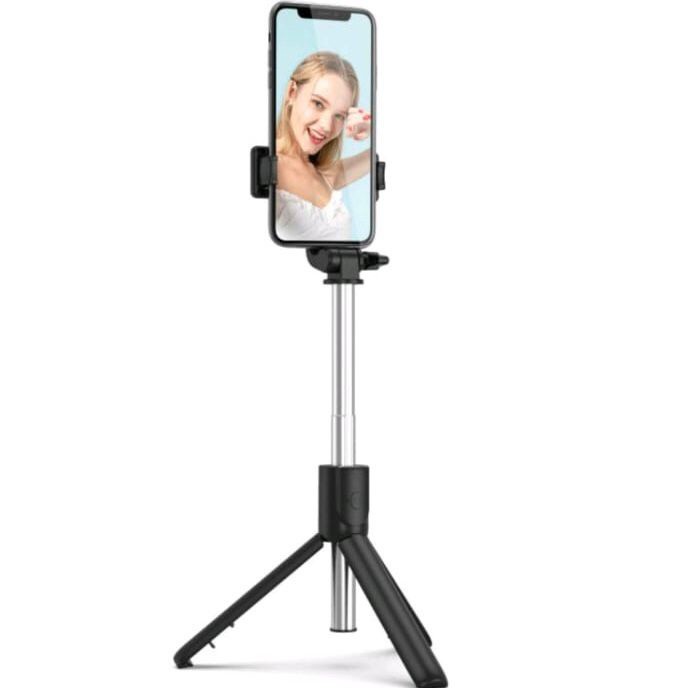 Tongsis Bluetooth R1 - Tripod 3in1 Bluetooth Macaron