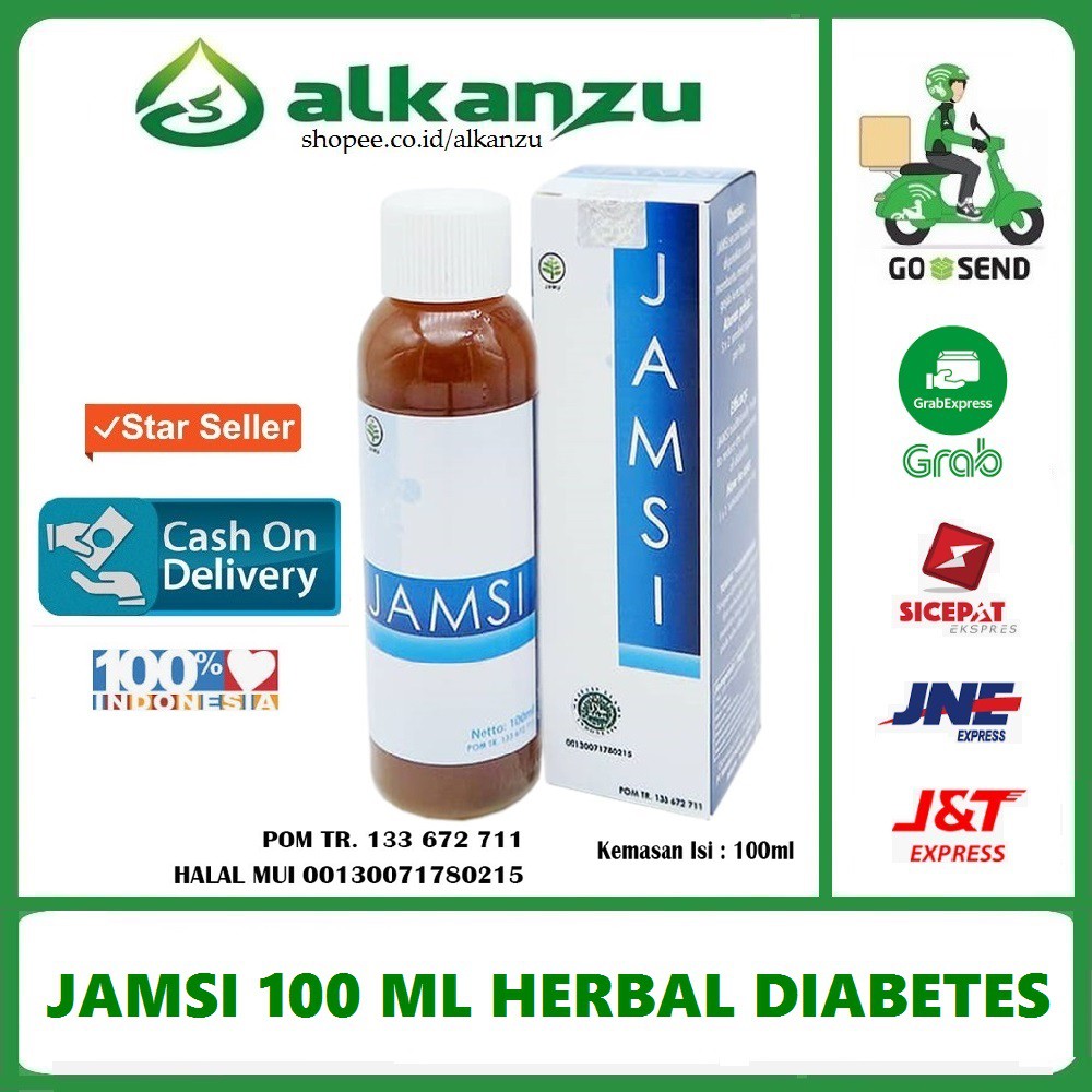 JAMSI 100 ML HERBAL DIABETES MENURUN KAN GULA DARAH