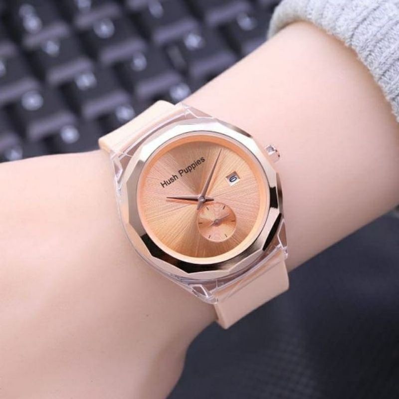 JAM TANGAN WANITA HUSS PUPPIES ANALOG TANGGAL AKTIF_JAM TANGAN WANITA MURAH_JAM TANGAN WANITA TAHAN AIR_JAM TANGAN WANITA WATER RESISTEN_JAM TANGAN WANITA BAYAR DI TEMPAT