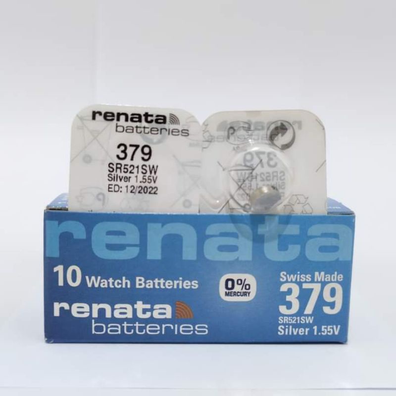 BATRE RENATA SR521SW SR521 SR 521 SW 379 BATTERY BATERAI ORIGINAL
