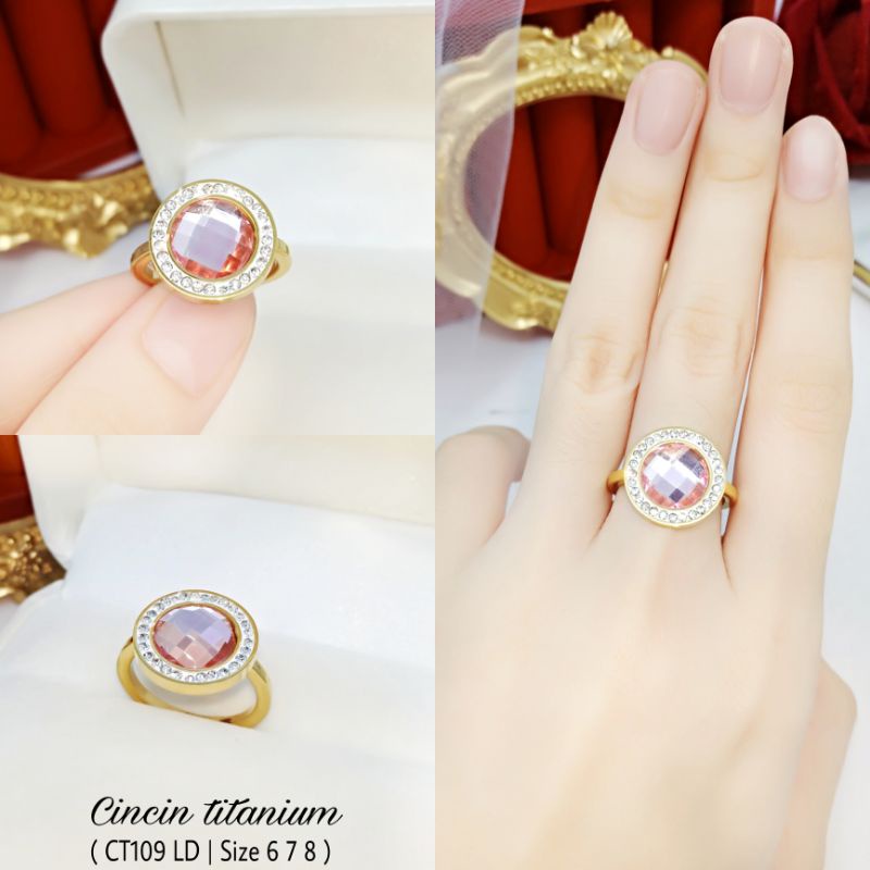 Cincin Titanium Wanita CT109 LD