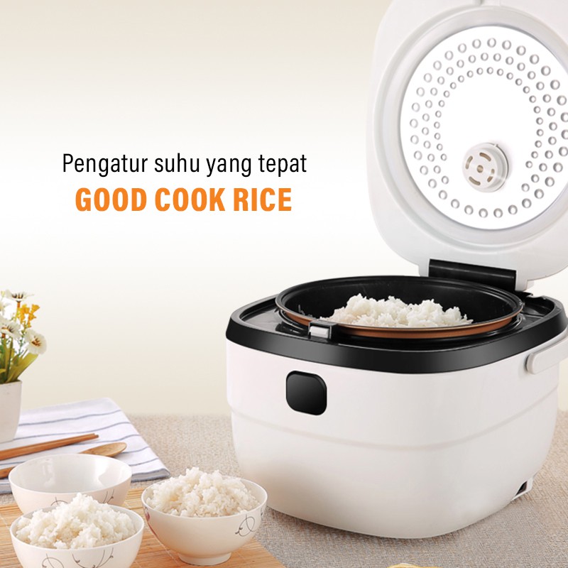 Smart Rice Cooker Pemanas Penanak Nasi Multifungsi 2L Y03 | Shopee