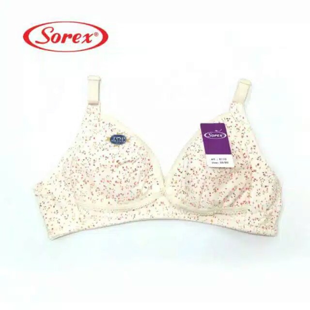 Bh Bra Sorex 8110 {Cup B} Nursing Bra | Bra Menyusui Tanpa Busa Motif | Basic |jyx