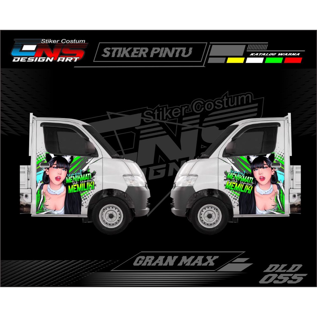 Jual Sticker Stiker Pintu Mobil Pick Up Daihatsu Gran Max Granmax