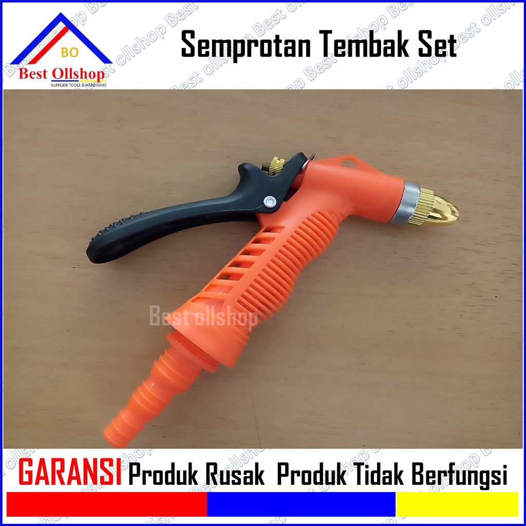 Semprotan Tembak Selang Clamp Klem Cincin Hose Konektor Siram Taman / Semprotan Taman / Semprotan motor / Semprotan Cuci Mobil Siram Taman 1 Set Murah