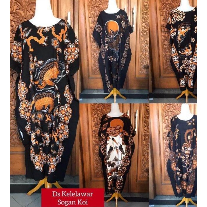 Daster lowo jumbo kalong motif bangau