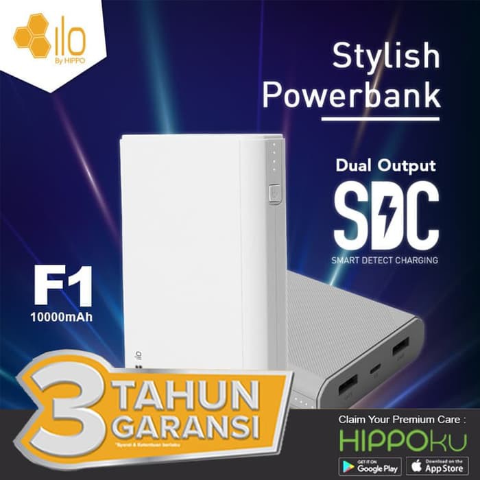 Hippo Power Bank ILO F1 10000 mAh pb