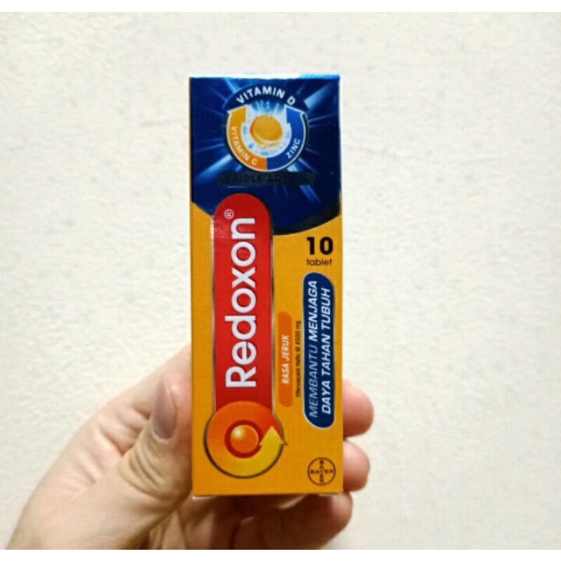 Redoxon Triple Action Vitamin C D dan Zinc ✓✓