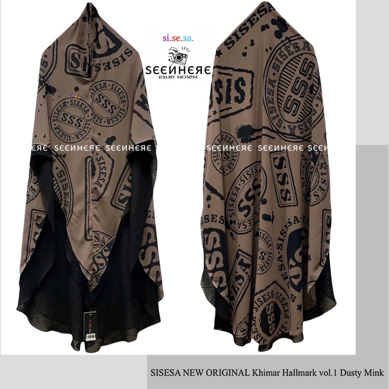 SISESA NEW ORIGINAL GUARANTEED - Khimar Hallmark Mink Seri Awal (RARE - LIMITED)