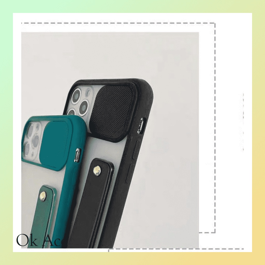 NEW Case sliding kamera finger Strap holder ALL Type Samsung Infinix Iphone Oppo Reno