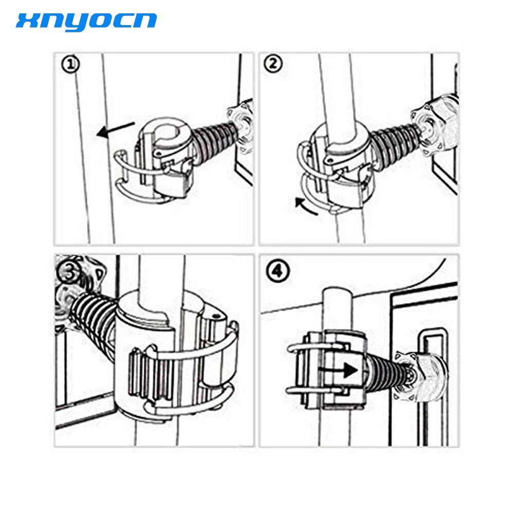 Bracket Mount frame Belakang Jok Mobil Holder tablet / Komputer 7-11 &quot;Stabil