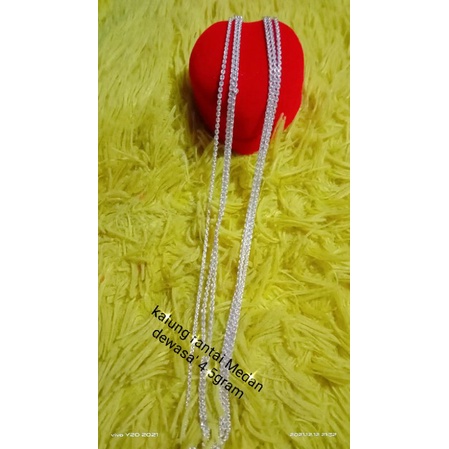kalung rantai Medan 916 perak murni