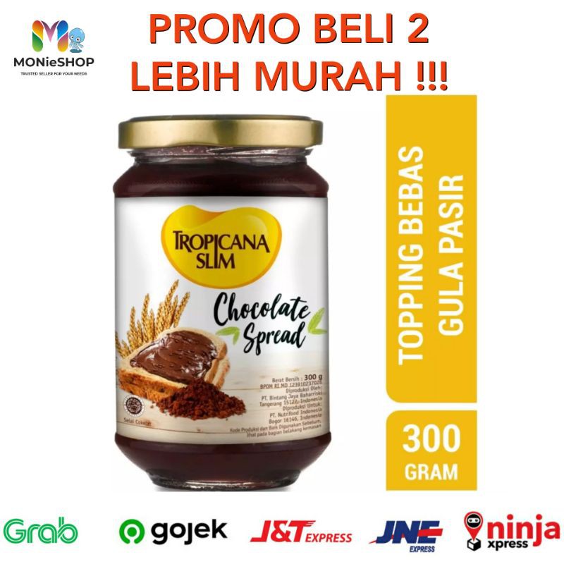 

Slim Chocolate Spread 300Gr /Strawberry Jam Selai Coklat Strawberry / Slim