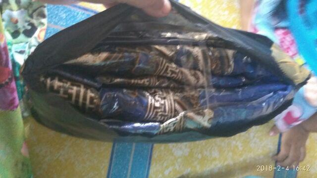 Trolistore Batik Kemeja Pria Motif Plat Biru Lengan Pendek Seragam Batik Grosir Batik Murah