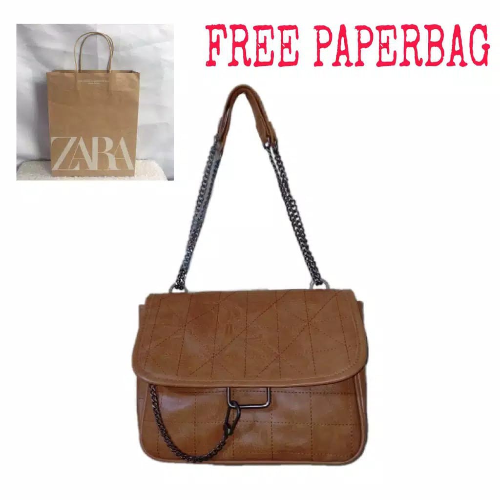 Tas Selempang Polos Wanita Import Free Paperbag #106