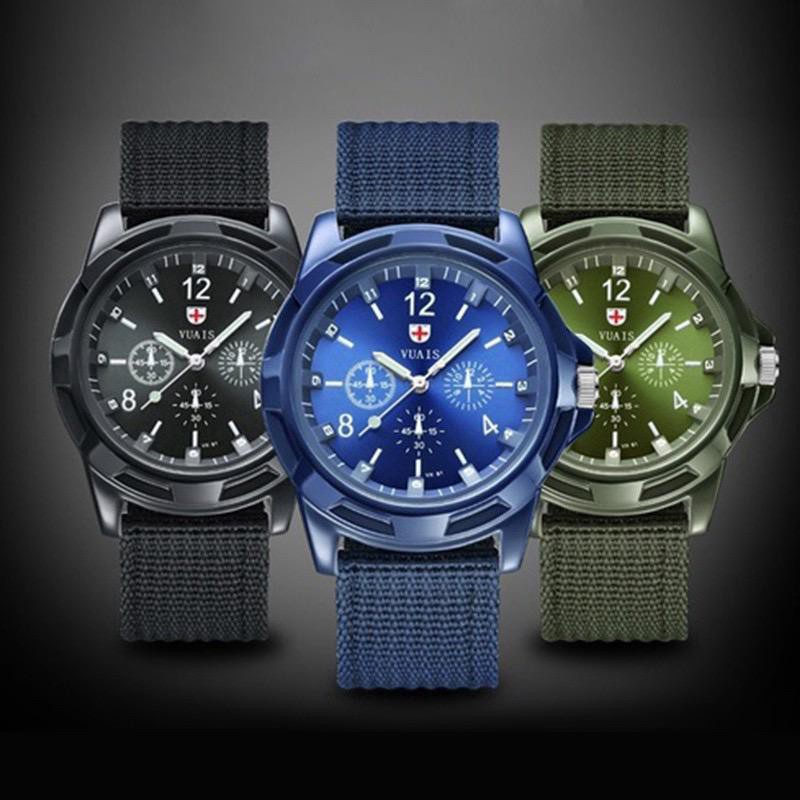 Jam Tangan Pria Militer Army Sport Strap Rugged