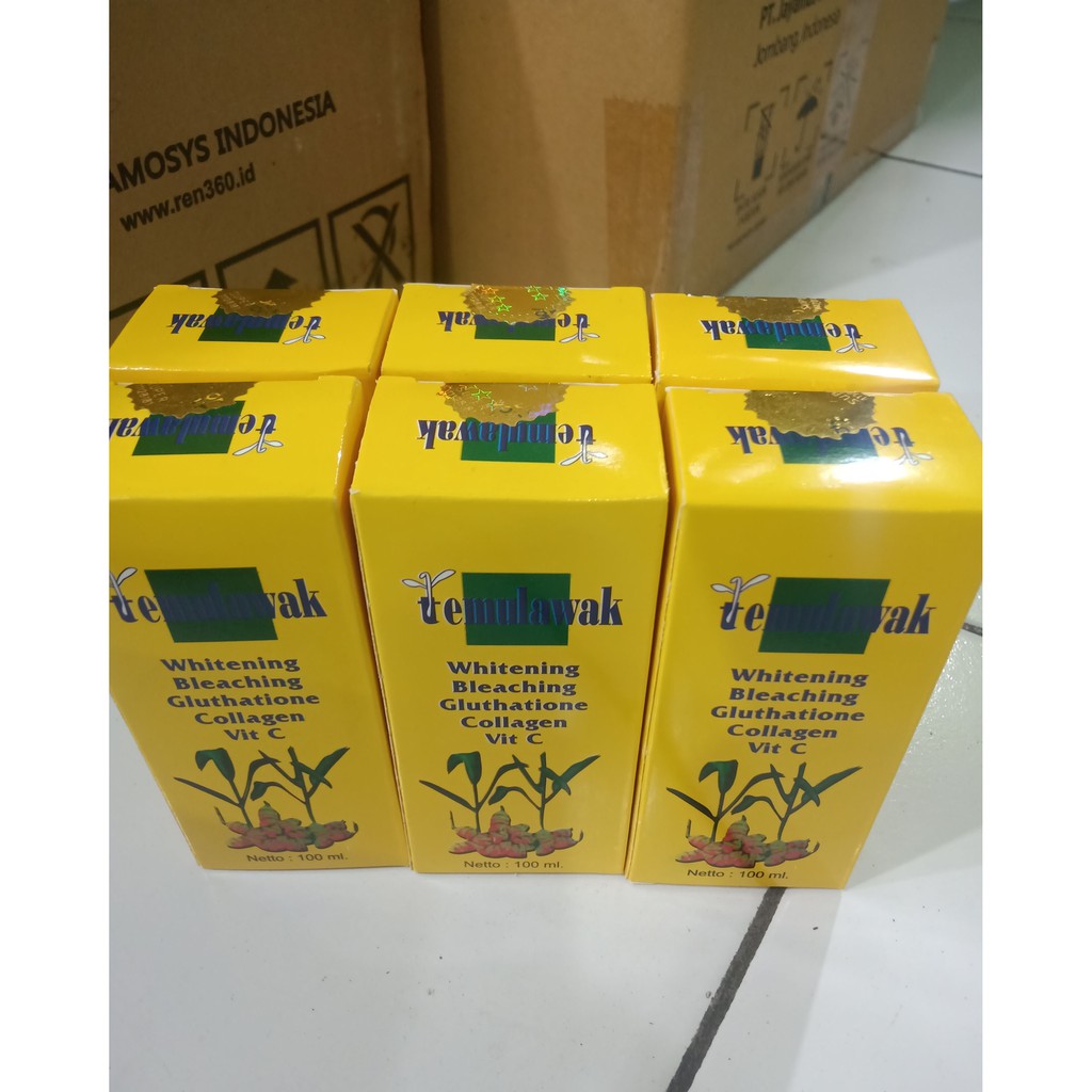 TONER TEMULAWAK 100ML ORIGINAL HOLOGRAM - Toner Temulawak