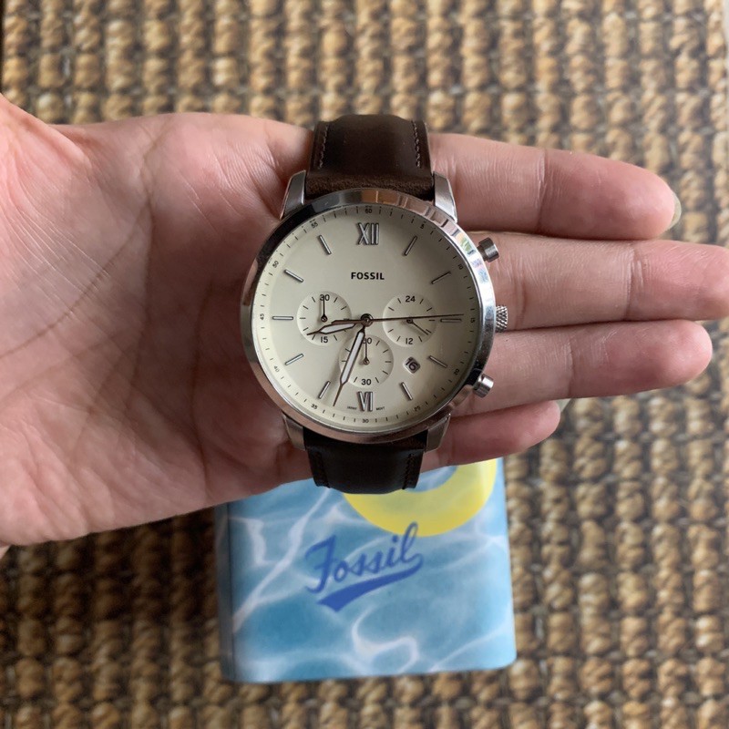 Fossil Neutra Chronograph Brown Leather Strap (FS5380) (FREE ONGKIR KALO GAK DITAWAR).