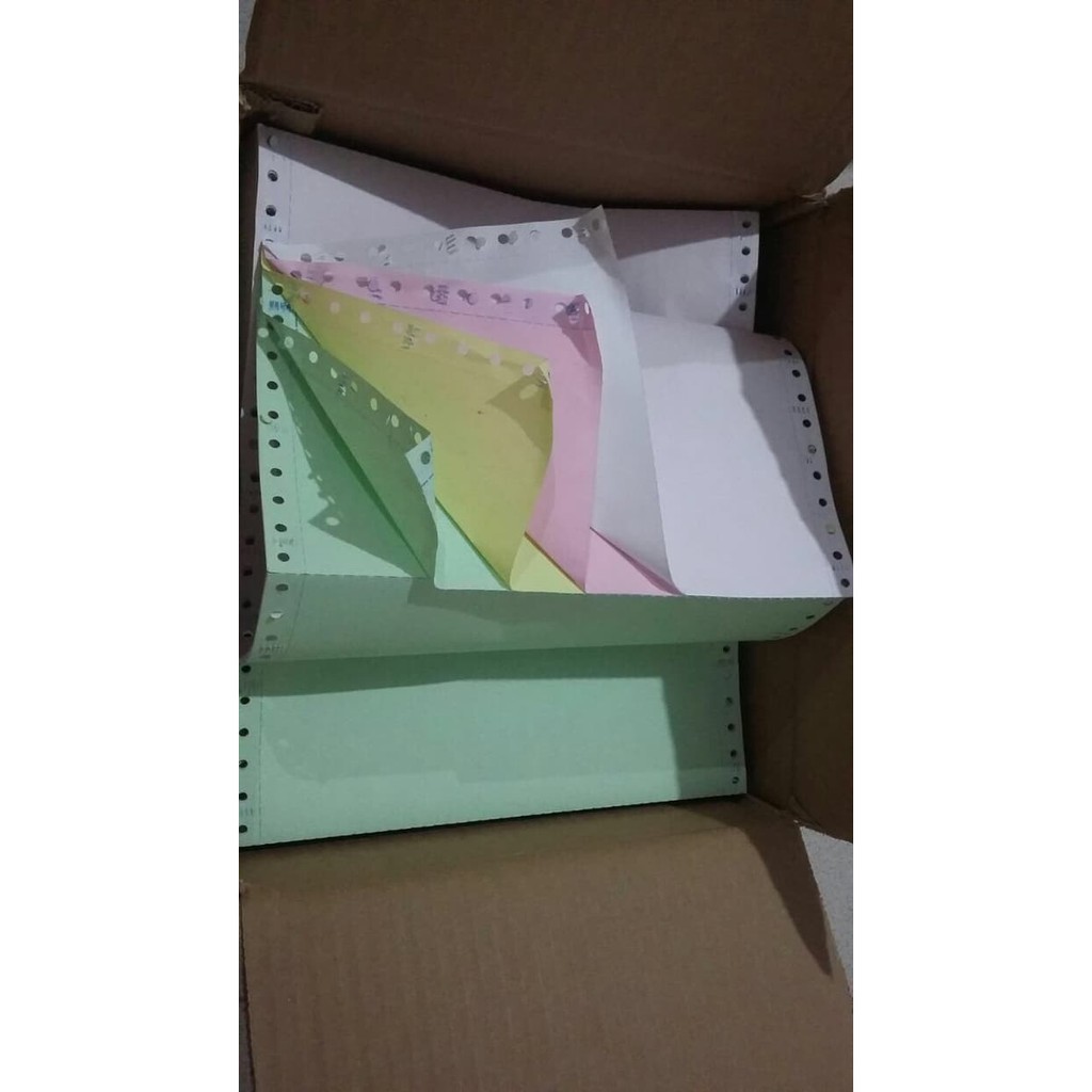 

Dijual CONTINOUS FORM 9 1/2 11/2 4 PLY UKURAN ( 1 FAKTUR DI BAGI 2 ) Berkualitas