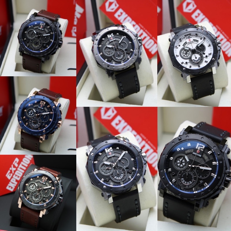 JAM TANGAN PRIA EXPEDITION E 6402 M ORIGINAL KULIT
