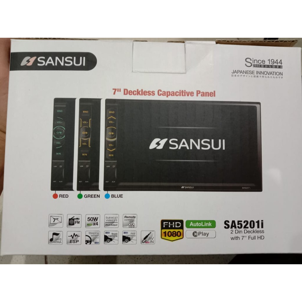 double din double dine sansui SA 5201i 7in mobil universal