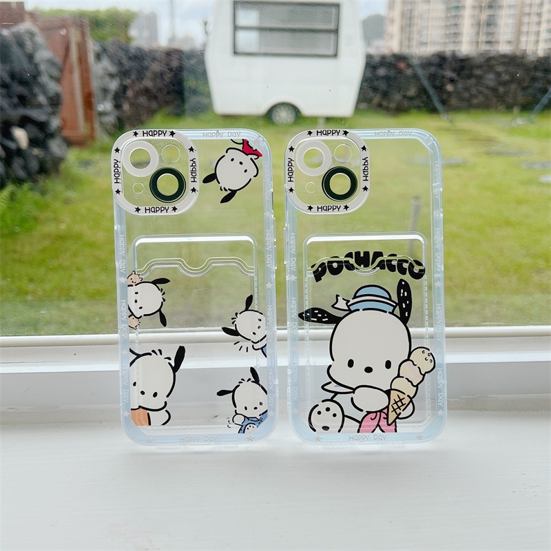 Soft Case Pelindung Lensa Transparan Motif Kartun Untuk iPhone 12 13 Pro MAX 11 X XR XS MAX 7 8 Plus