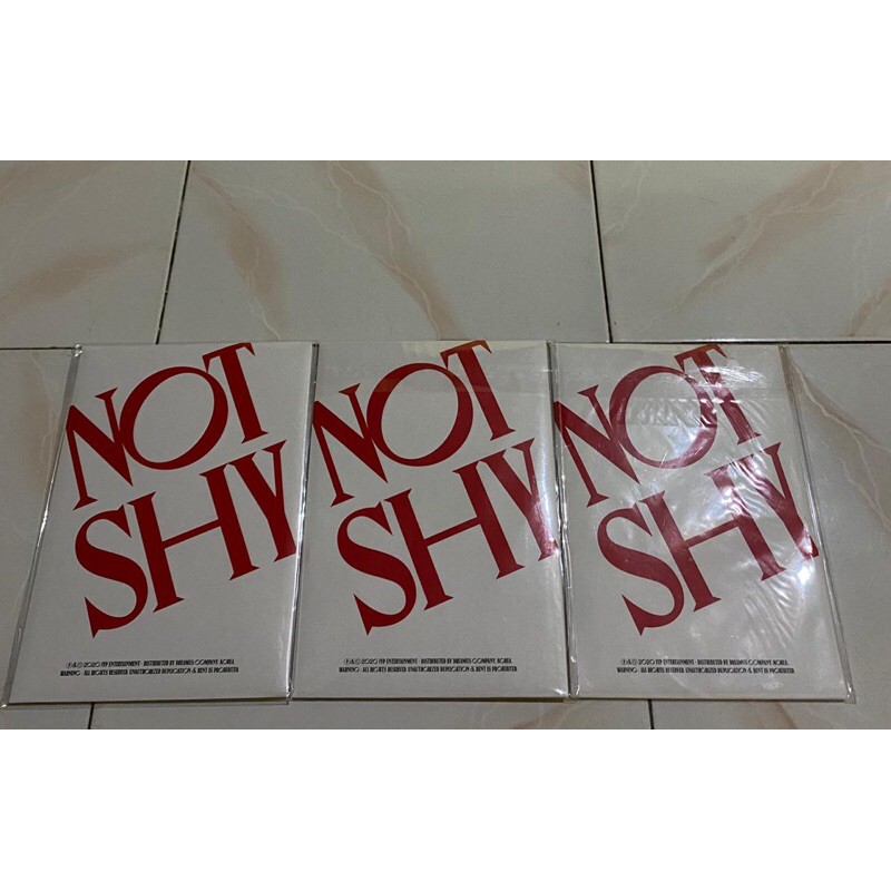

[READY] PO BENEFIT ITZY NOT SHY POSTCARD
