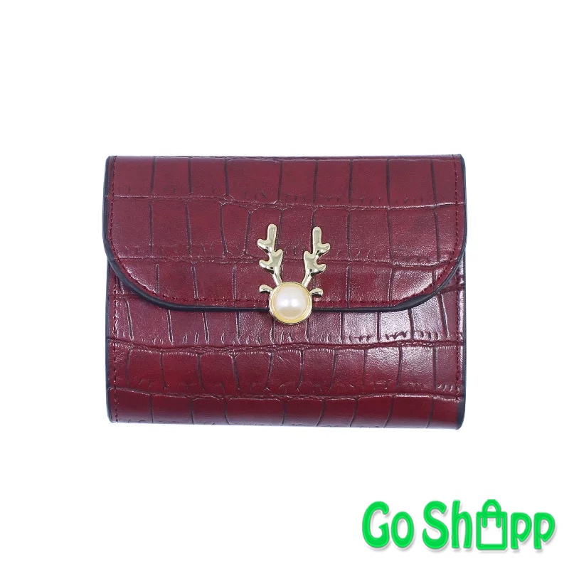 Dompet Lipat Wanita Kulit Croco - Dompet Fashion Wanita - Dompet Wanita Import Premium - Dompet Wanita Fashion Korea [PD14]