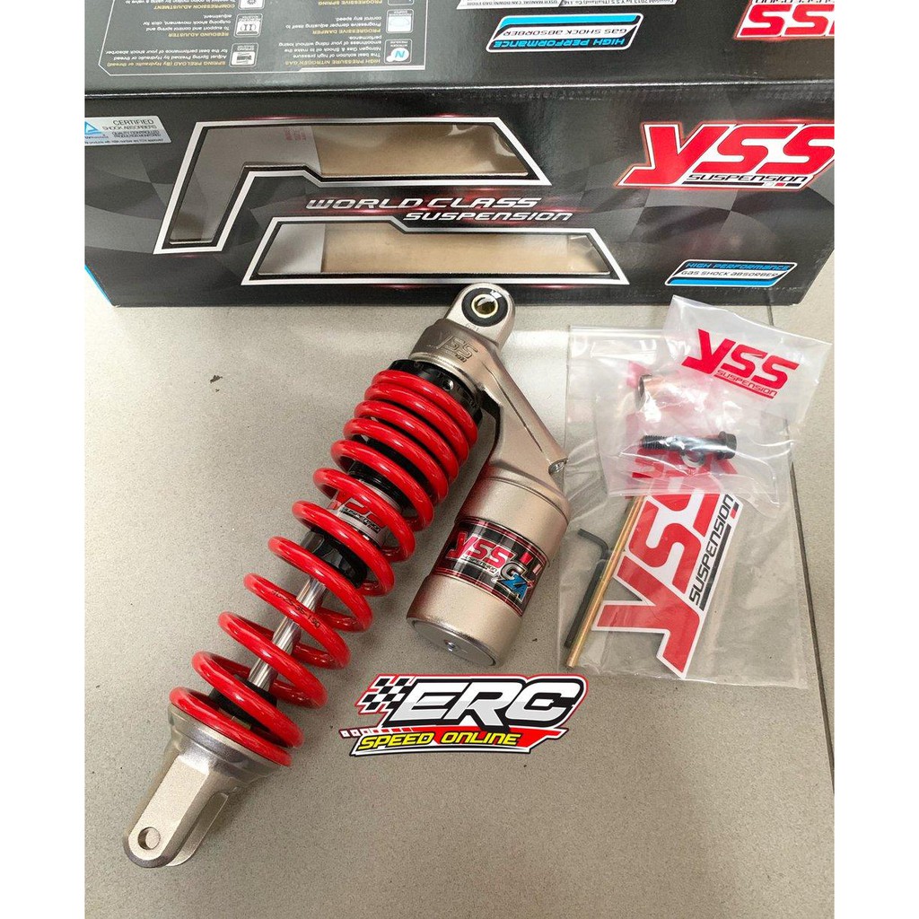SHOCK YSS GZA MATIC 300 MM MIO - VARIO - BEAT - SCOOPY MERAH limite