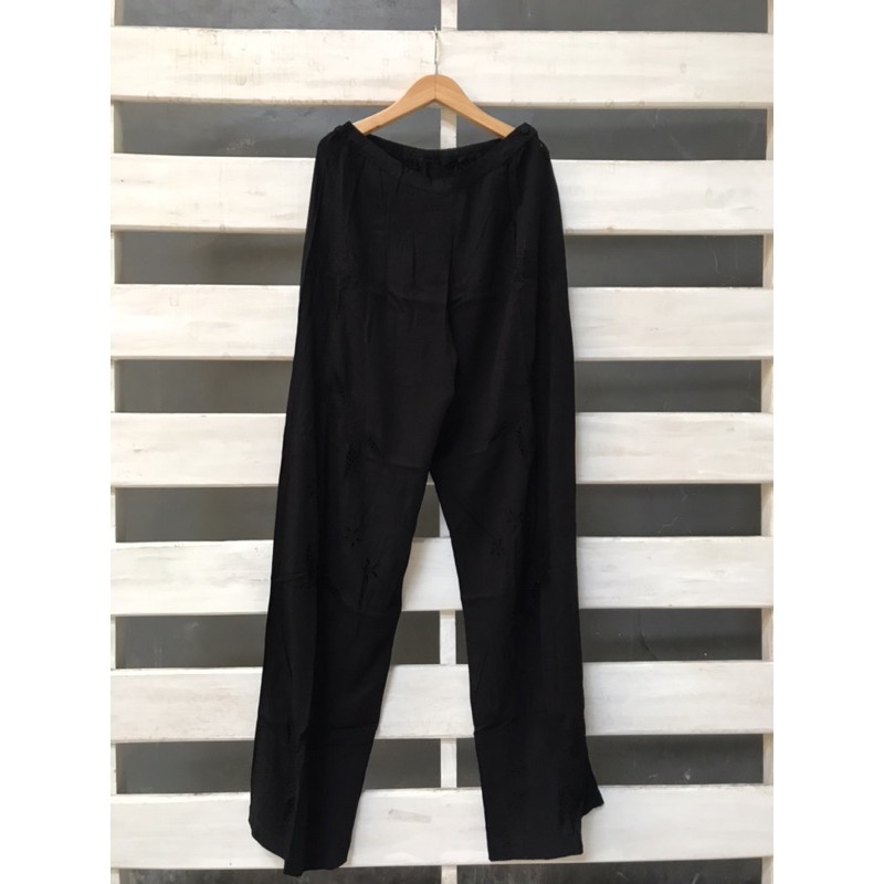 celana panjang wanita bordir bali