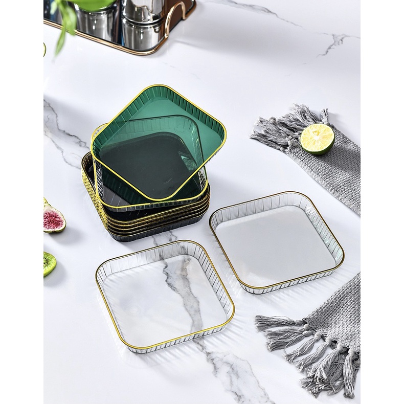 NAMPAN PLASTIK SERBAGUNA BAKI TRAY AESTHETIC NORDIC STYLE NAMPAN CANTIK DEKORASI HIASAN RUMAH NAMPAN MAKANAN AKSESORIS