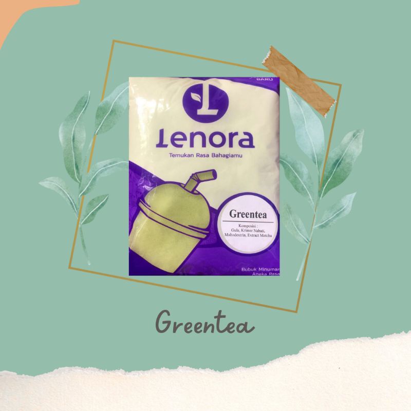 

Serbuk Lenora Greentea Kemasan 1kg