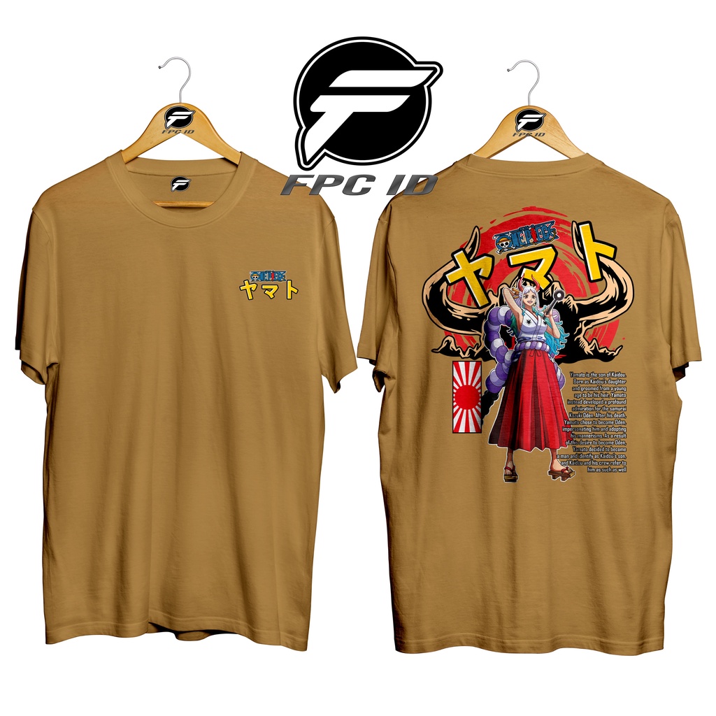 Kaos Anime One Piece Yamato Cotton Combed 30s Pakaian Distro Jumbo Pilihan Favorit Fpc Id