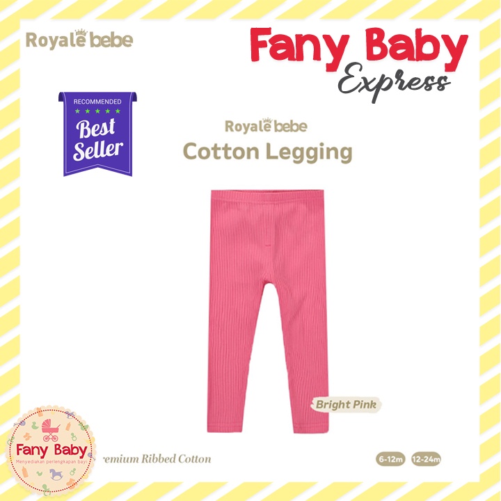 ROYALE BEBE LIL ME COTTON LEGGING / ISI 1 PCS WARNA RANDOM