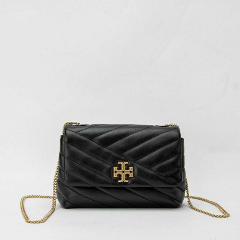 Tas Tory Burch Kira Chevron Mini Black New Original