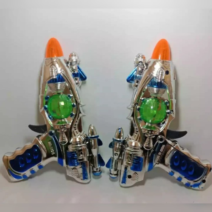 MAINAN ANAK-ANAK PISTOL LAMPU DAN BUNYI