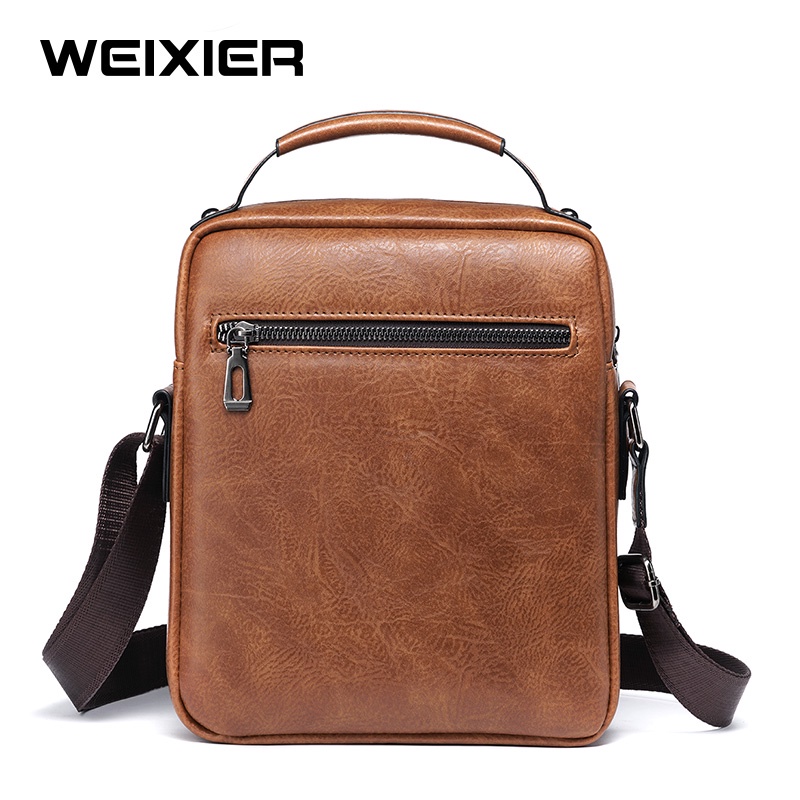 WEIXIER 8642 Tas Selempang Pria Kulit Sling Bag Premium WK-SBY