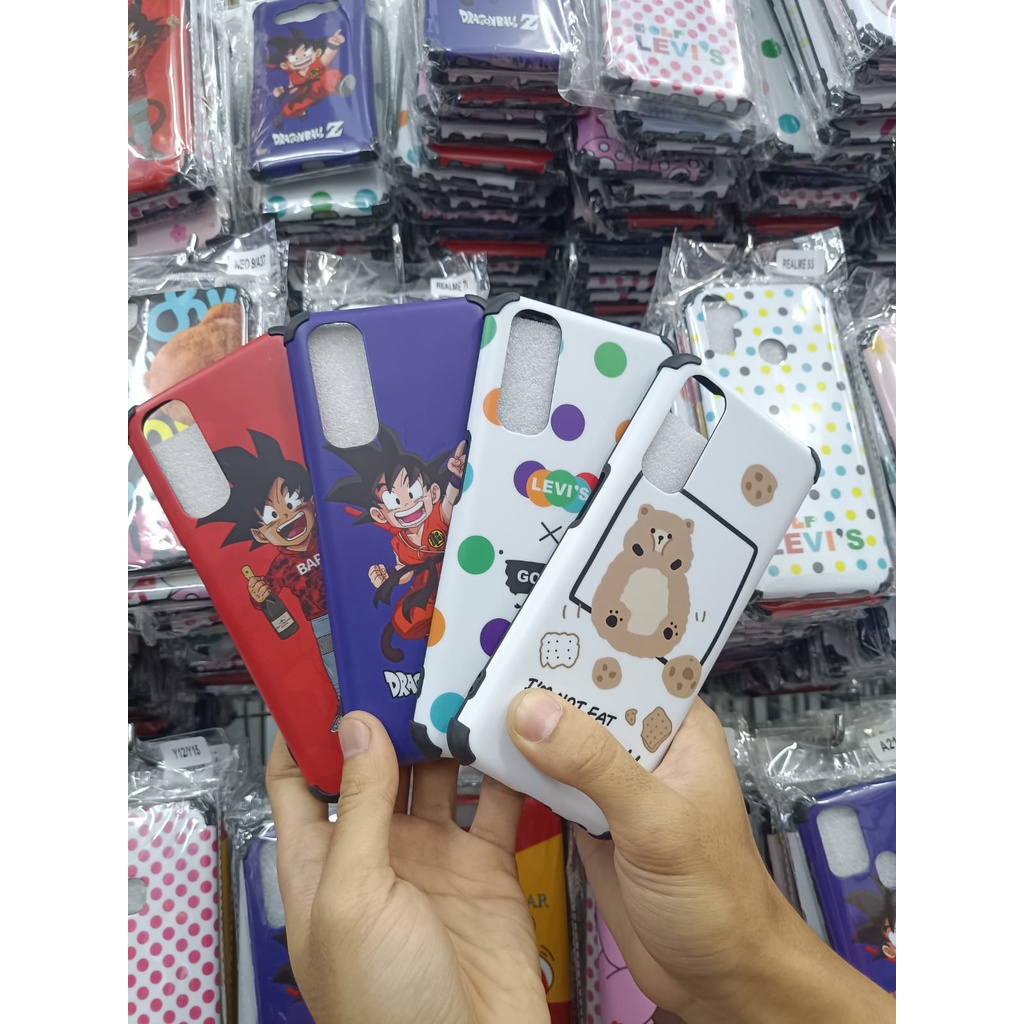 Case casing samsung SKINFEEL MOTIF Good Bear Samsung A10S A21S J2Prime