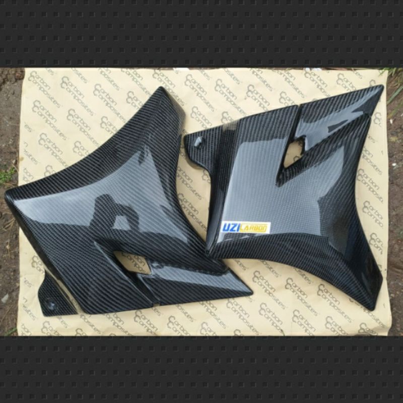 SAYAP DEPAN SIRIP NINJA R SS CARBON KEVLAR PART ORIGINAL
